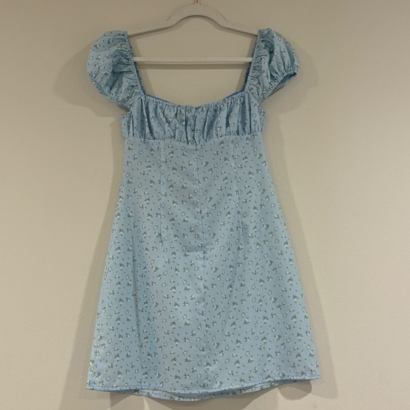 Princess Polly Blue Floral Mini Dress - Picture 2 of 2